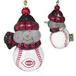 Cincinnati Reds MLB All-Star Light-Up Acrylic Snowman Ornament (3")