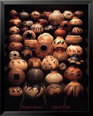 "Painted Gourds" by Robert Rivera