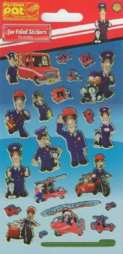 Official Postman Pat Sticker Pack - Small Foil Sticker Pack