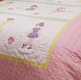 Ballet Dancers Twin Quilt With Pillow Sham Muiltiple