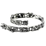 Silver Leaf Natural Seed Pearl Bracelet - Dahlia Vintage Collection