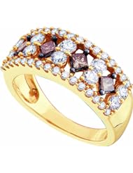 1.25ctw Brown Diamond Fashion Band 14K Yellow Gold