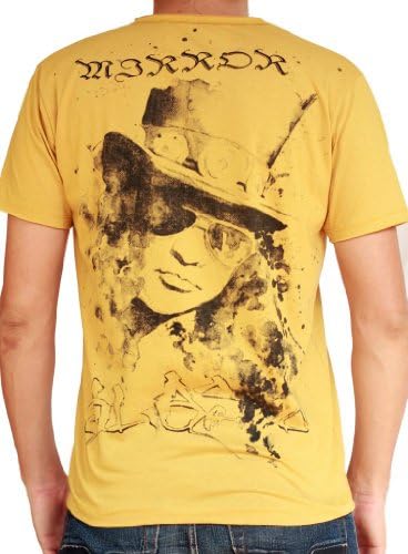intothesun Slash Guns n Roses Paradise City Tee Large Yellow