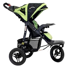 GoGo Babyz UA808-LG Urban Advantage Swivel Wheel Stroller- Leaf Green