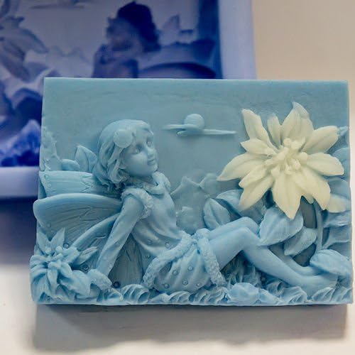 Handmade Moon Angel Silicone Soap Mold