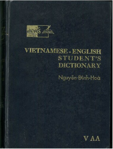 vietnamese english student dictionary revised  enlarged edition english and vietnamese edition