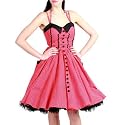 Hell Bunny Trägerkleid PEGGY SUE red/white dot