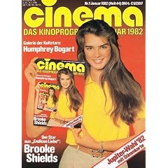 Cinema 1982 Nr.1 (Heft 44) , mit Humphrey Bogart Poster (Brooke Shields Cover)