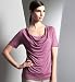 Autograph Essentials Cowl Neck Front Drape Top