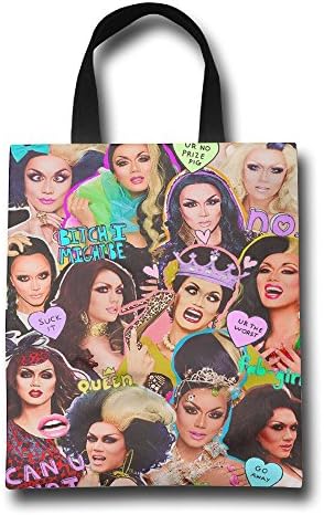 HFYEN RuPauls Drag Race Show Custom Reusable Shopping Bags