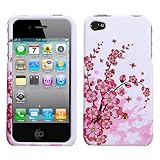 APPLE IPHONE 4 4G PINK SPRING FLOWER CHERRY BLOSSOMS DESIGN HARD CASE COVER ....
