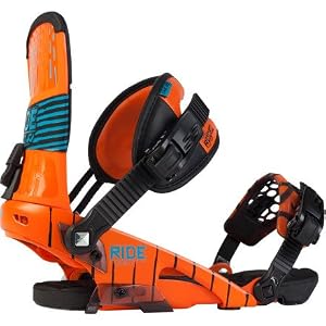 Ride Rodeo Snowboard Binding 2012 Orange Large Mens U.S. 8-11