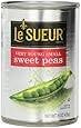Le Sueur Very Young Small Sweet Peas, 15-Ounce (Pack of 8)