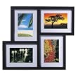 Pinwheel Collage Frame - Black (4x6")