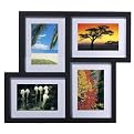Pinwheel Collage Frame - Black (4x6")