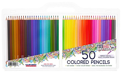 Us art supply 50 piece adult coloring book artist grade…