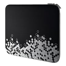 Belkin Pixil Notebook Computer Sleeve - Black/ Light Green (15.4")