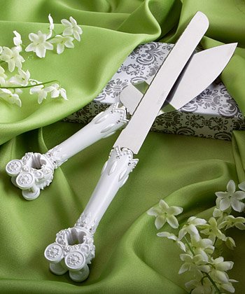 Fairytale Wedding Cake Knife & Server Set, 1