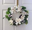 Silk Magnolia Wreath (16 inch)
