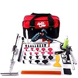 Toppdrtool 車用DIY修理工具セット 凹み直し 修復工具キット　接着工具 用品 (シガーソケットグル―ガン+ブラックデントリフター)