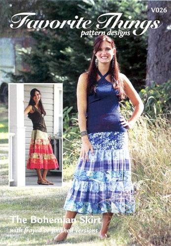 Favorite Things The Bohemian Skirt Pattern By The Each