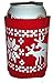 Red Ugly Christmas Sweater Party Huggie Can Cover Beer Humping Sex Reindeer