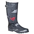 Women's Retro Birdie Rain Boots - Gray