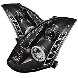 Spyder Auto Infiniti G35 Black CCFL DRL LED Crystal Headlight