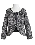 Textured cutaway jacket