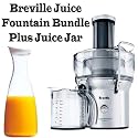 Breville BJE200XL Juice Fountain Bundle Plus Juice Jar With White Lid
