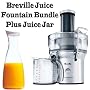 Breville BJE200XL Juice Fountain Bundle Plus Juice Jar With White Lid