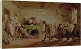 Box Canvas Print of The Dames School from Nottingham Prints