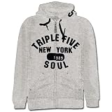 BeWild, Triple Five Soul - Triple 5 Soul Zip Hoodie (Ash)