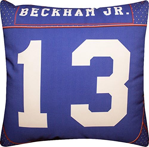 New York Giants Jersey Toss Pillow Odell Beckham Jr.