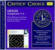 Hans Werner Henze: Symphonies Nos.1 - 6
