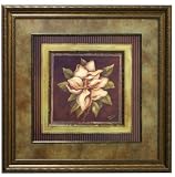 Second of two-part botanical framed print series