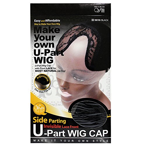 Qfitt Side Parting Invisible Lace Front U-Part Wig Cap #5016