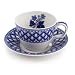 Kitchen & Housewares : Spode Blue Geranium Teacup Set