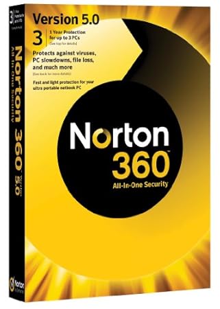 Norton 360 v5.0, 1 User, 3 PC's (PC)