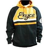 Enyce - Brand New Enyce Yellow/Black/White Zip-up Hooded Sweatshirt