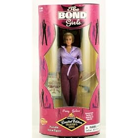 The Bond Girls - Pussy Galore Action Figure - Honor Blackman - Goldfinger - 7 Inch - Character Series - Out of Production - Limited Edition - Collectible