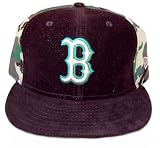 MLB Boston Red Sox New Era 59Fifty Sparkle Black Velvet Camo Fitted Hat, 7 1/4