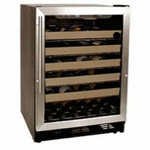 Aficionado C333R 50 Bottle Wine Cellar Stainless Steel Jarinononazqqaa