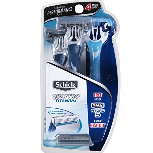 Schick Quattro Titanium Disposable Razors Smooth 3 ct