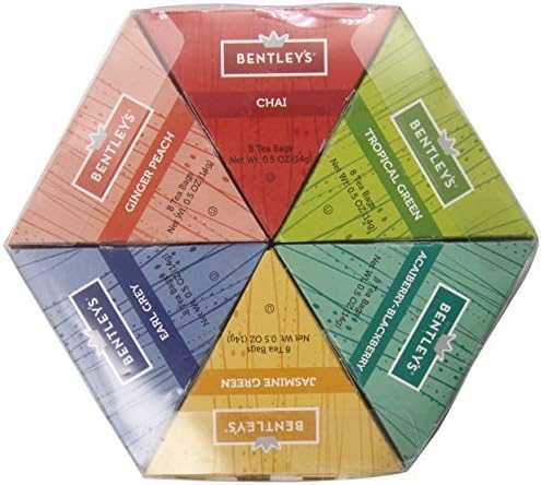 Bentley's Tea Harmony Pinwheel, 48 Tea Bags by Boston Tea