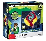 Ben 10 Alien Force: Jet Ray 3d Holographic 100 Piece Puzzle