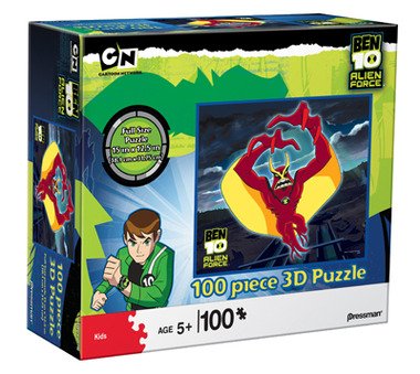 51L1ReEFDjL Ben 10 Alien Force: Jet Ray 3d Holographic 100 Piece Puzzle