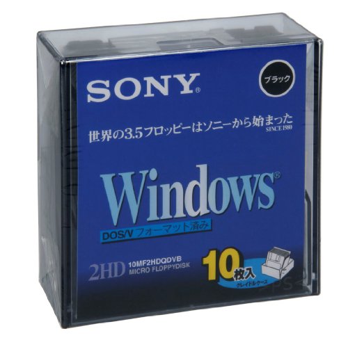 SONY 3.5FD×10 DOS/V黒 10MF2HDQDVB