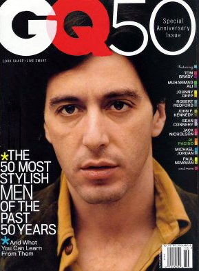 GQ Magazine 50th Anniversary Issue (October 2007, Al Pacino Cover)