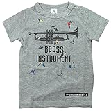 《H28年夏物》JEANS-b(ジーンズベー) 製品洗い加工済み スラブ天竺trumpet半袖Tシャツ 110cm/MG NO.B-360140